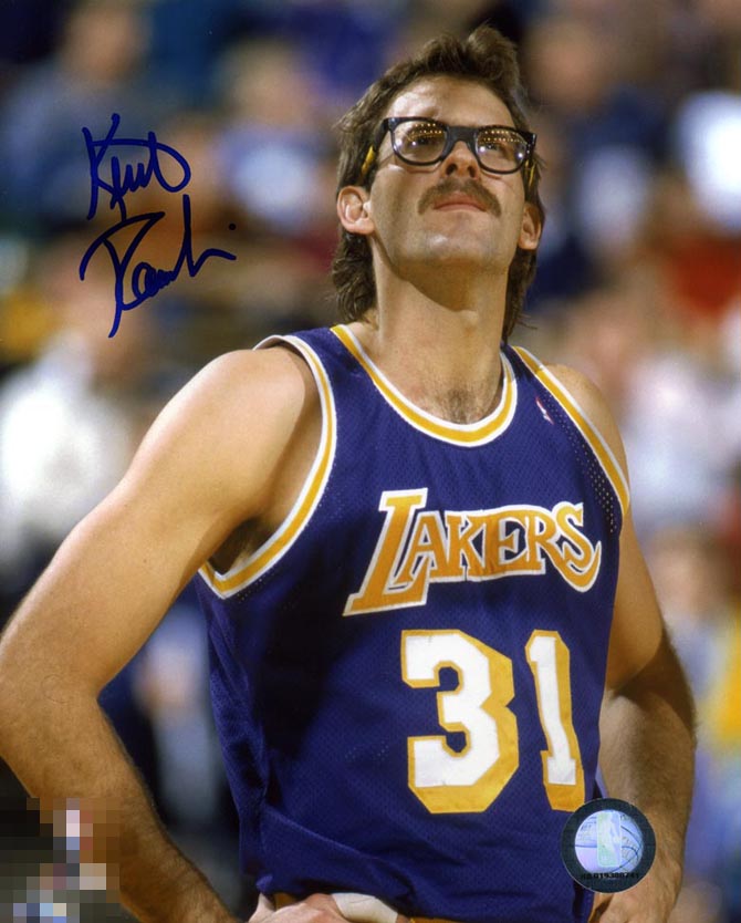 kurt rambis #31 blue jersey